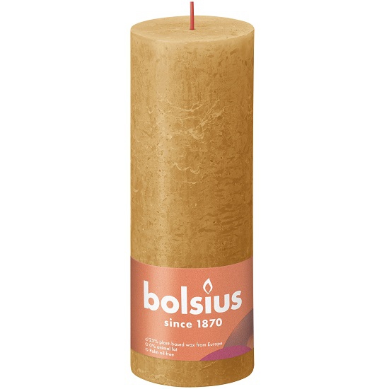 Bolsius Rustieke kaars beige 8cm bestellen