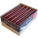50 stuks dinerkaarsen van 24,5 cm lengte in de kleur bordeaux rood, als voordeelverpakking