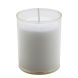 60 stuks hoogwaardige horeca refill kaarsne in transparante houders voor meer sfeerlicht 