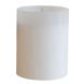 Warm witte refill relight kaarsjes in transparante houders van hoogwaardige kwaliteit