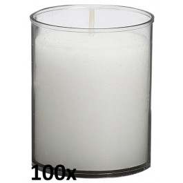 100 stuks Bolsius relight refill kaarsen 30 uurs