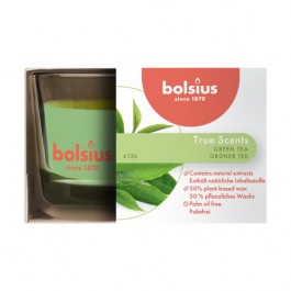 Bolsius geurglas groene thee - green thee geurkaarsen 50/80