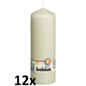 10 stuks ivoor stompkaarsen 120/60 van Bolsius extra goedkoop in een voordeel verpakking