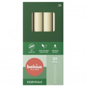 Bolsius ivoor dinerkaarsen 170/20 set 8 stuks (6 uur) soft pearl