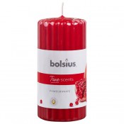 Rode Bolsius geurkaars met granaatappel 120/58