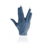 Prachtig jeans blauw gelakte Hand SPCK figuurkaars