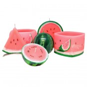 Watermeloen geurkaarsen en wax windlichten set
