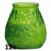 12x lowboy lime groen, de sfeervolle buiten- en binnen kaarsen in sierlijk doorzichtig sfeerglas