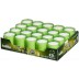 Populaire navullingen van Bolsius Relights lime groen transparant in 20 stuks voordeel doos