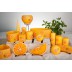 Sinaasappel geurende kaarsen en windlichten collectie