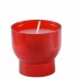 Rood transparant offerlicht - devotielicht large met 10 uren brandtijd