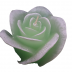 Groene roos figuurkaars met druiven geur (30 uur)