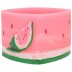 Watermeloen geurend vierkante wax windlicht 95/130/130