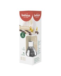 6 stuks Bolsius geurstokjes vanille geurverspreiders 60 ml - grootverpakking