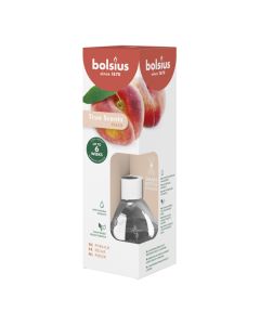 Bolsius geurstokjes perzik geurverspreider 60 ml