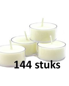 144 stuks crystal lights theelichtjes