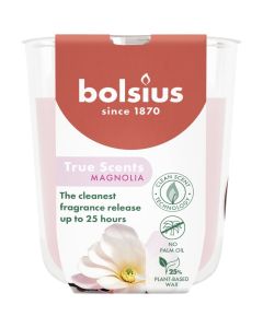 Bolsius magnolia geurglas 80/73 (25 uur) true scents