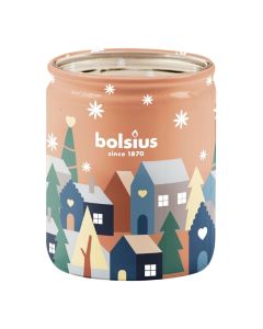 Geurkaars 82 mm x 68 mm (23 uur) Bolsius true glow silent night