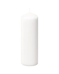 6 stuks Bolsius witte stompkaarsen 200/70 
