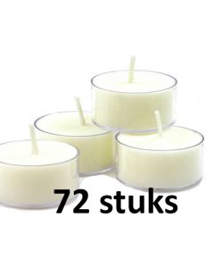 72 stuks maxi crystal lights theelichten