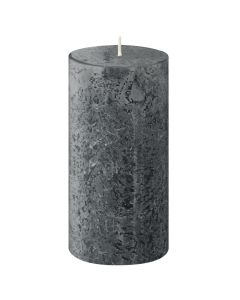 Bolsius Professional antraciet rustiek kaars 130/68 (60 uur) stormy grey