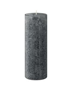 Bolsius Professional antraciet rustiek kaars 190/68 (85 uur) stormy grey