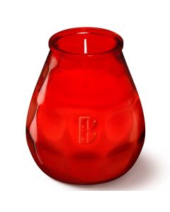 6 stuks rood twilights lowboys van Bolsius in voordeel verpakking