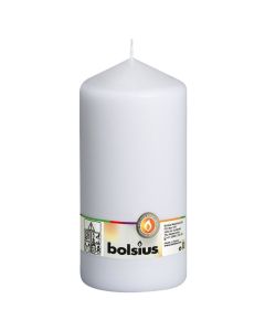 Bolsius stompkaars wit 200/100 (122 uur)