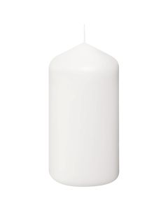 12 stuks witte stompkaarsen 130/70 van Bolsius extra goedkoop in een voordeel verpakking