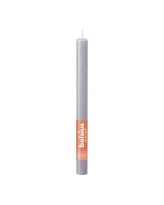Bolsius lila rustiek tafelkaars- dinerkaars 9 stuks (13 uur) frosted lavender