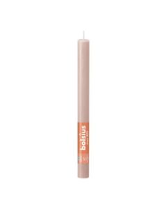 Bolsius roze rustiek tafelkaars- dinerkaars (13 uur) Misty Pink