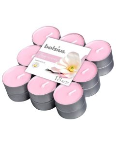 18 stuks geurtheelichtjes magnolia Bolsius