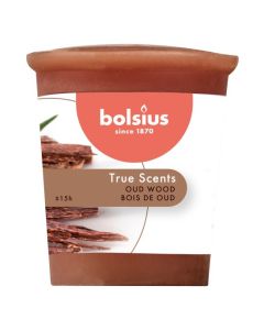 Bolsius votive oud hout - old wood geurkaarsen 53/45 (15 uur)