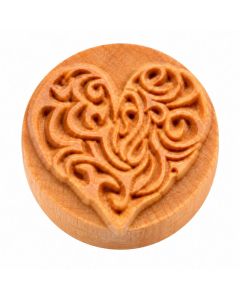 KF relief stempel sierhart om zelf kaarsen te versieren