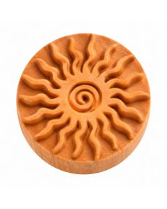 KF relief stempel grote spiraal zon om zelf kaarsen te versieren
