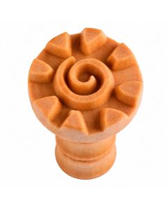 KF relief stempel spiraalzon om zelf kaarsen te versieren
