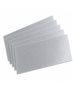 KF wasfolie vellen was in de kleur aluminium zilver om figuren uit te snijden of knippen en sierliek kaarsen te versieren