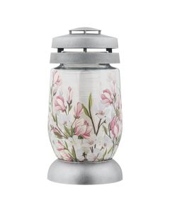 Bolsius lantaarn 3S magnolia glazen grafkaarsen met paraffinevullingen (36 uur)