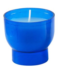 250 stuks blauwe offerlichtjes