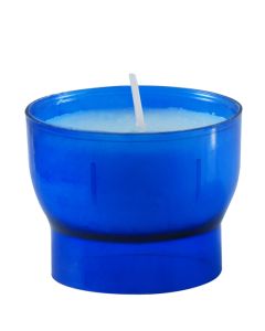 300 stuks blauwe offerlichtjes