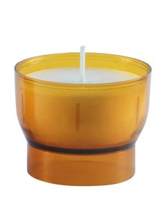 300 stuks amber offerlichtjes 