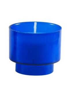 432 stuks blauwe offerlichtjes