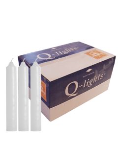 400 stuks Q-lights witte horeca Bepri veerkaarsen 160/16 mm (7 uur) - grootverpakking