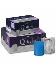 60 stuks Q-lights blauwe refills houders 64/51 mm (24 uur) - grootverpakking