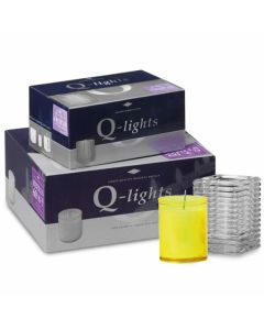 60 stuks Q-lights gele refills houders 64/51 mm (24 uur) - grootverpakking