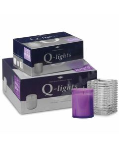 60 stuks Q-lights lila refills houders 64/51 mm (24 uur) - grootverpakking