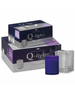 60 stuks Q-lights paarse refills houders 64/51 mm (24 uur) - grootverpakking