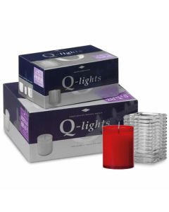 60 stuks Q-lights rode refills houders 64/51 mm (24 uur) - grootverpakking