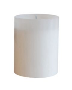 Warm witte refill relight kaarsjes in transparante houders van hoogwaardige kwaliteit