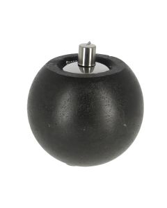6 stuks tuimel toortsen / olielampen zwart 21 cm als voordeelverpakking